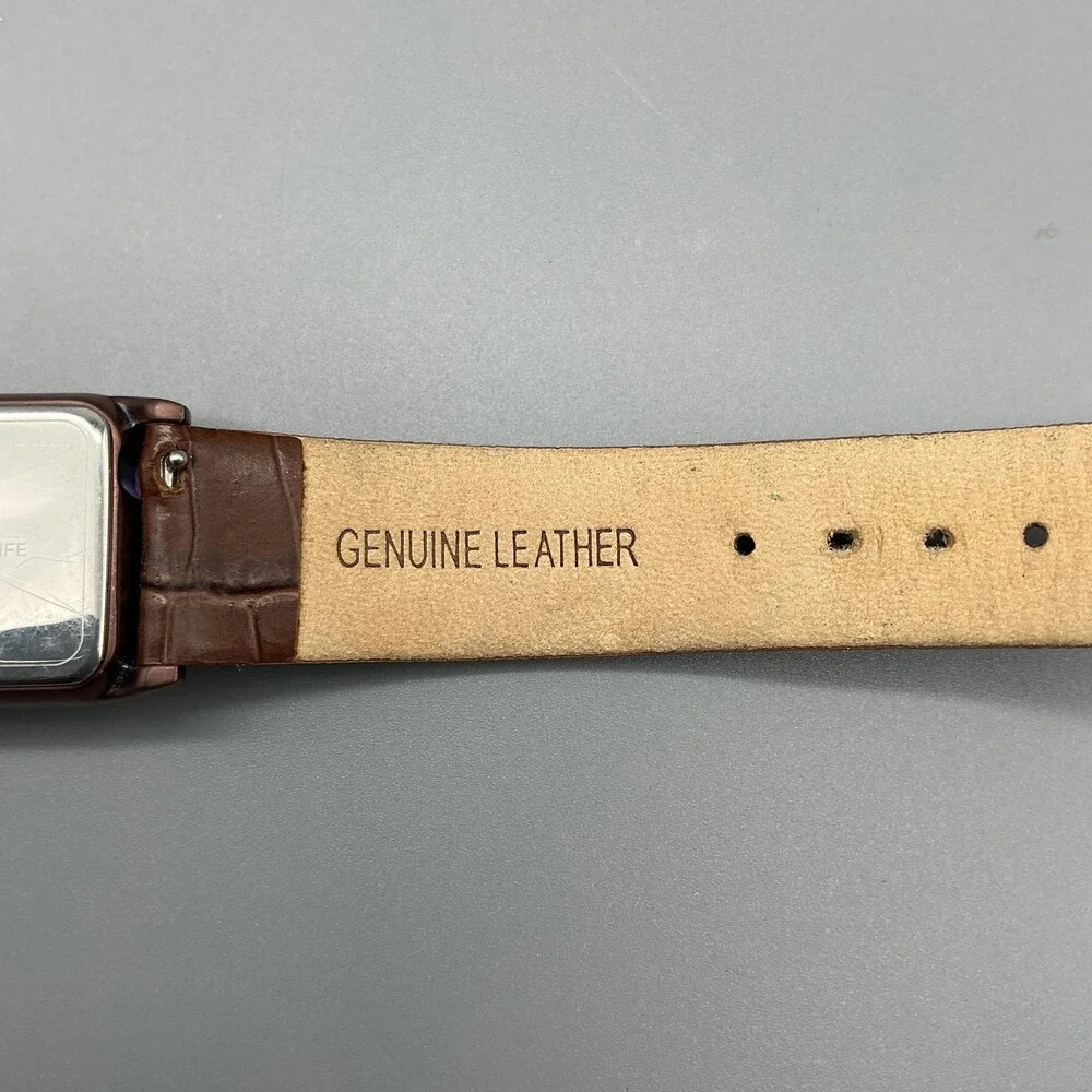 Origami Owl Womens Watch 24mm Chocolate Living Story Teller Crystals New Battery - Picture 8 of 15